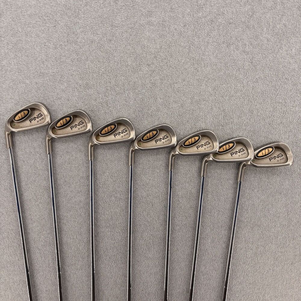 Ping i3 Oversize Iron Set 3-9 Green Dot Cushin JZ Stiff LH